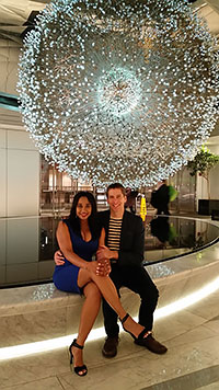 Jerene and Josh at John Hancock Center, Chicago