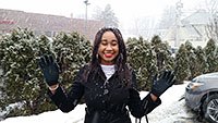 Jerene, Naperville (first time experiencing snow)