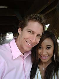 Josh and Jerene at Naperville Riverwalk, Naperville