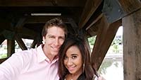 Josh and Jerene at Naperville Riverwalk, Naperville
