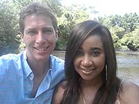 Josh and Jerene at Pioneer Park, Naperville