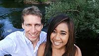 Josh and Jerene at Pioneer Park, Naperville