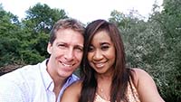 Josh and Jerene at Pioneer Park, Naperville