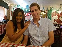 Jerene and Josh at Angeli's, Naperville