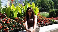 Jerene at Milliennium Park, Chicago